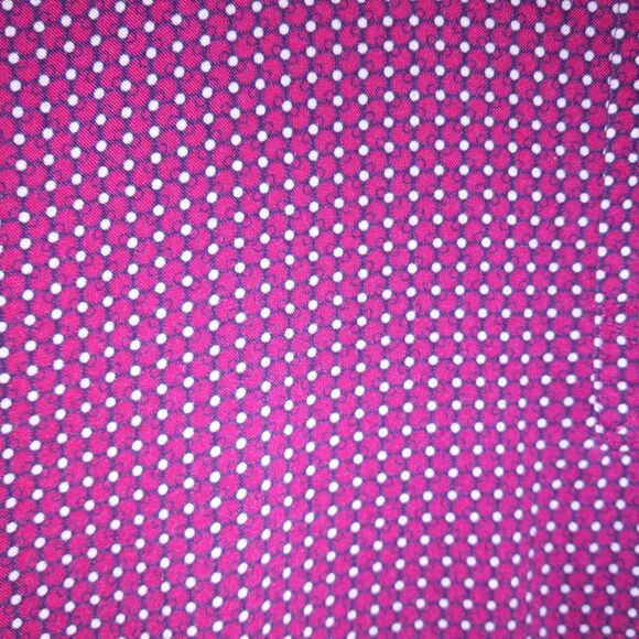 Tommy Hilfiger X-Large Geometric Dots Blouse-Split Neck-Button Cuffs-Long Sleeve - Picture 3 of 9